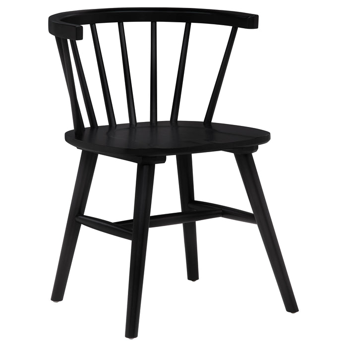 Strouse 5-piece Dining Set Black