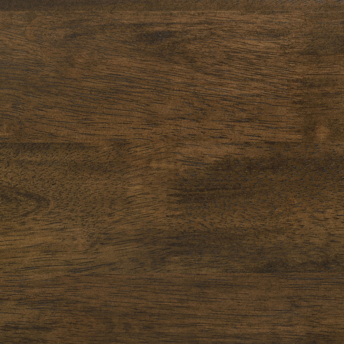 Hamlyn Round Fluted Occasional Cocktail Coffee Table Walnut