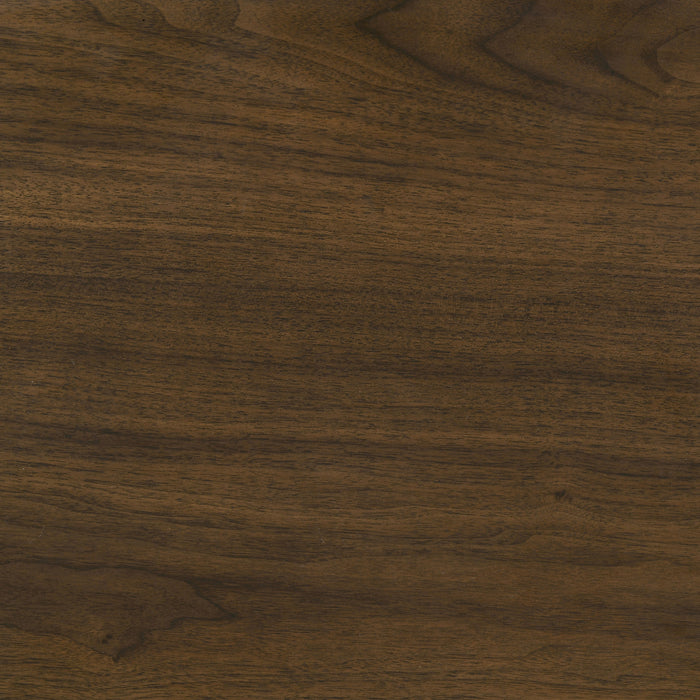 Hamlyn 2-piece Round Fluted Coffee and End Table Set Walnut