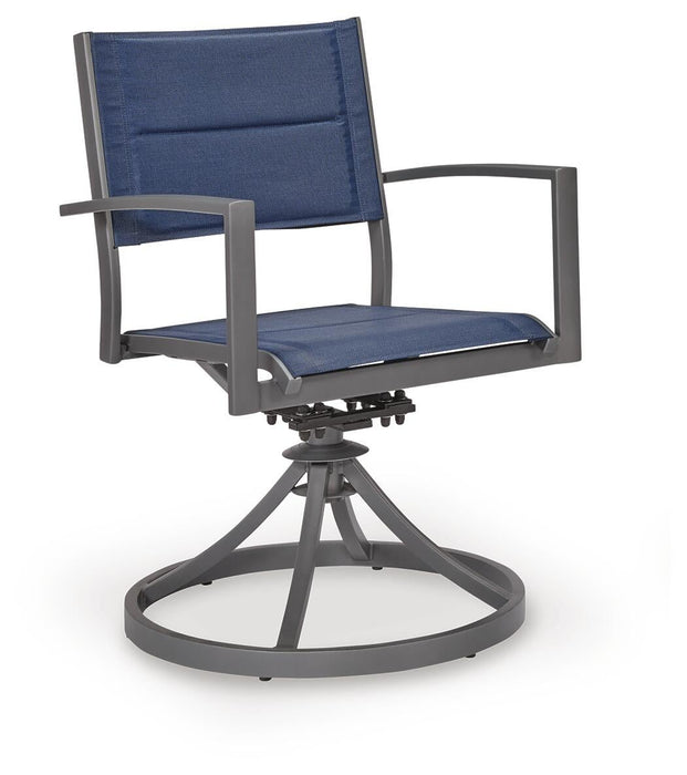Rocky Creek Sling Swivel Chair (2/CN)