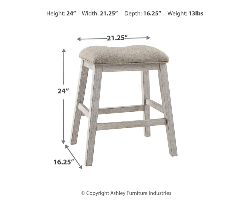 Skempton Counter Height Dining Table and 4 Barstools