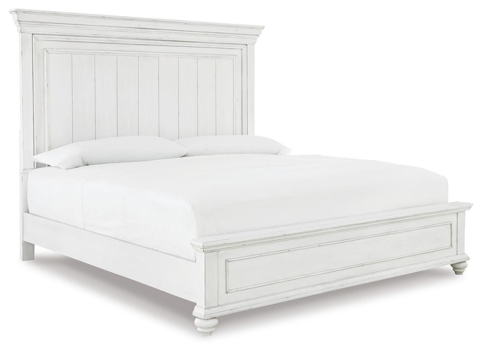 Kanwyn Queen Panel Bed, Dresser and Mirror