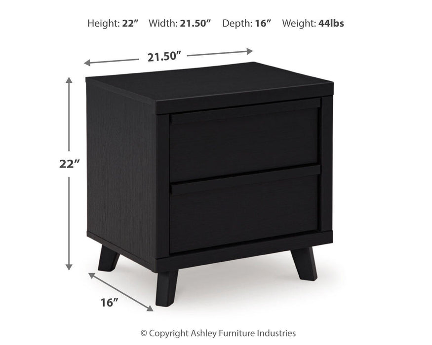 Danziar King Panel Bed, Dresser, Mirror, Chest and Nightstand