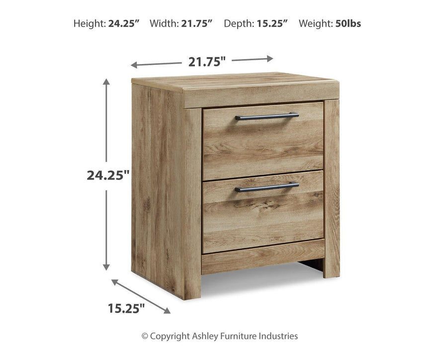 Hyanna Full Panel Headboard, Dresser, Mirror, Chest and Nightstand