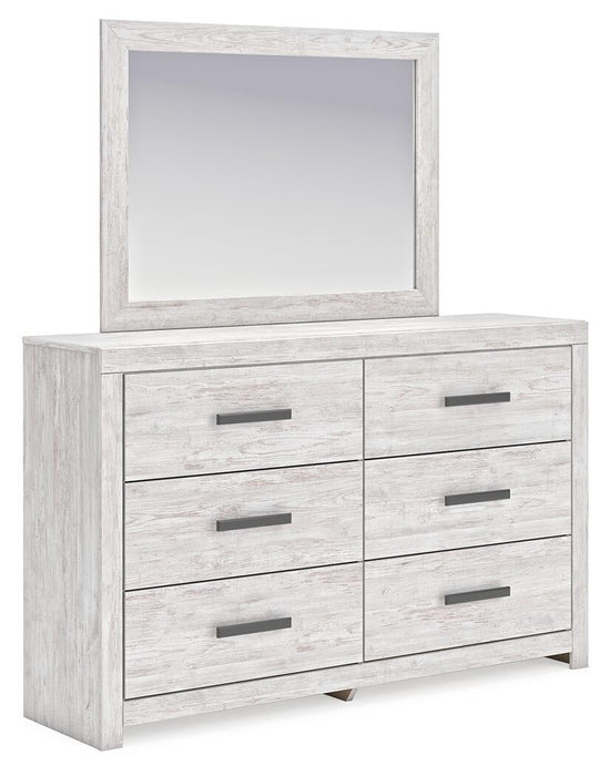 Cayboni Full Panel Bed, Dresser, Mirror, Chest and Nightstand