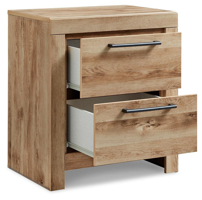 Hyanna Full Panel Bed, Dresser, Mirror and Nightstand