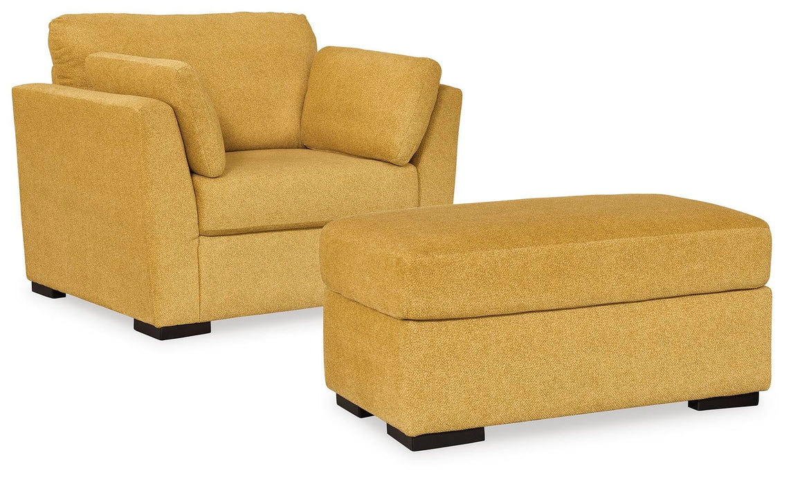 Keerwick Chair and Ottoman