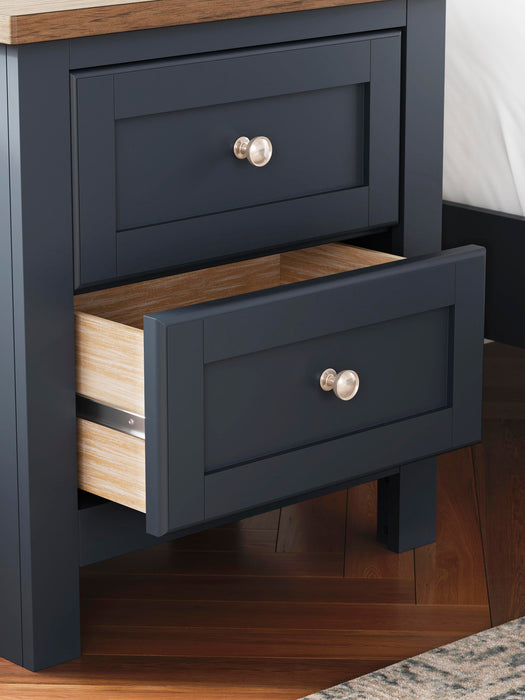 Landocken Full Panel Headboard, Dresser, Mirror, Chest and Nightstand