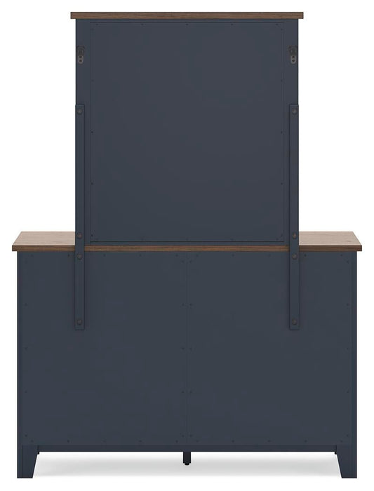 Landocken Queen Panel Bed, Dresser, Mirror, Chest and Nightstand