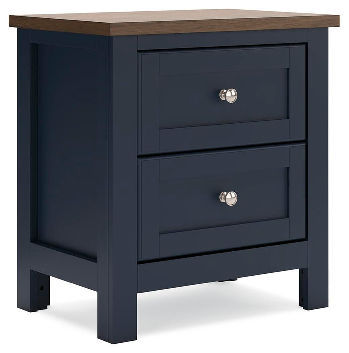 Landocken Queen Panel Bed, Dresser, Mirror, Chest and Nightstand