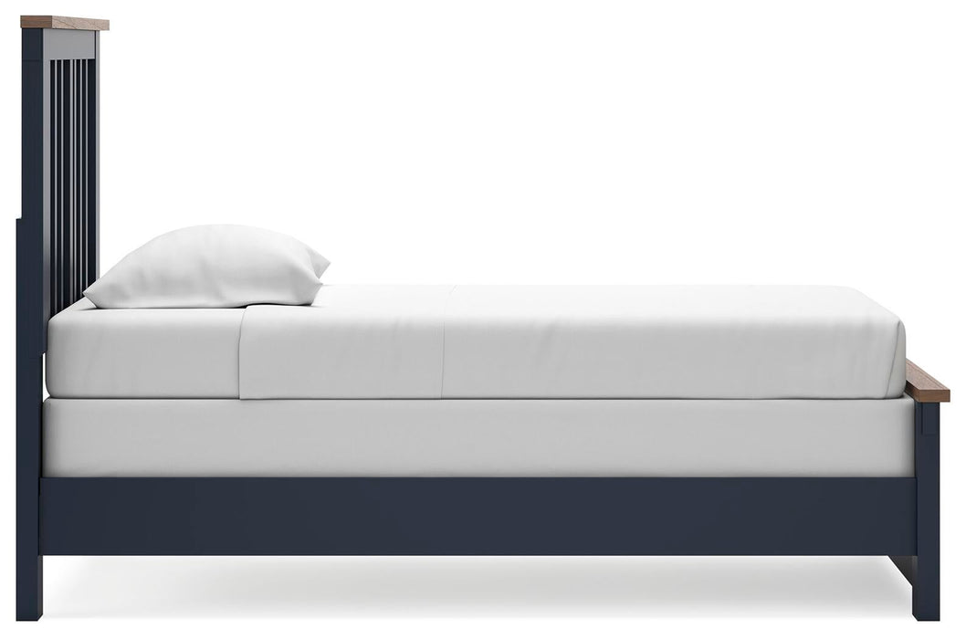 Landocken Twin Panel Bed, Dresser and Mirror