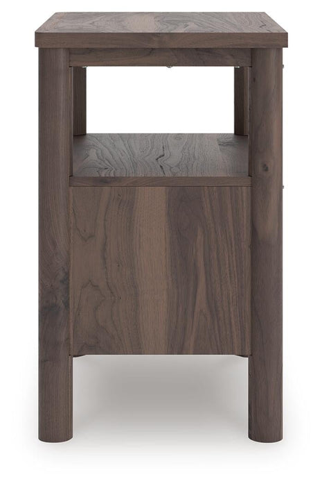 Pamytta Full Upholstered Panel Bed, Dresser, Mirror and Nightstand