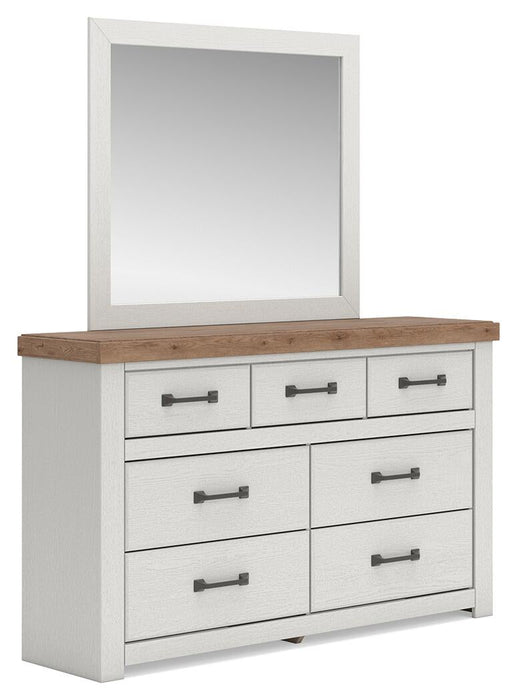 Savonport King Panel Bed, Dresser and Mirror