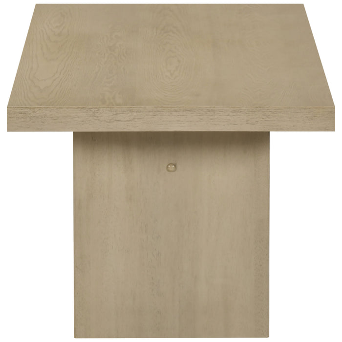 Decker 2-piece Coffee and End Table Set Natural Oak