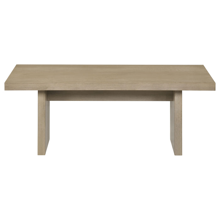 Decker 3-piece Coffee and End Table Set Natural Oak