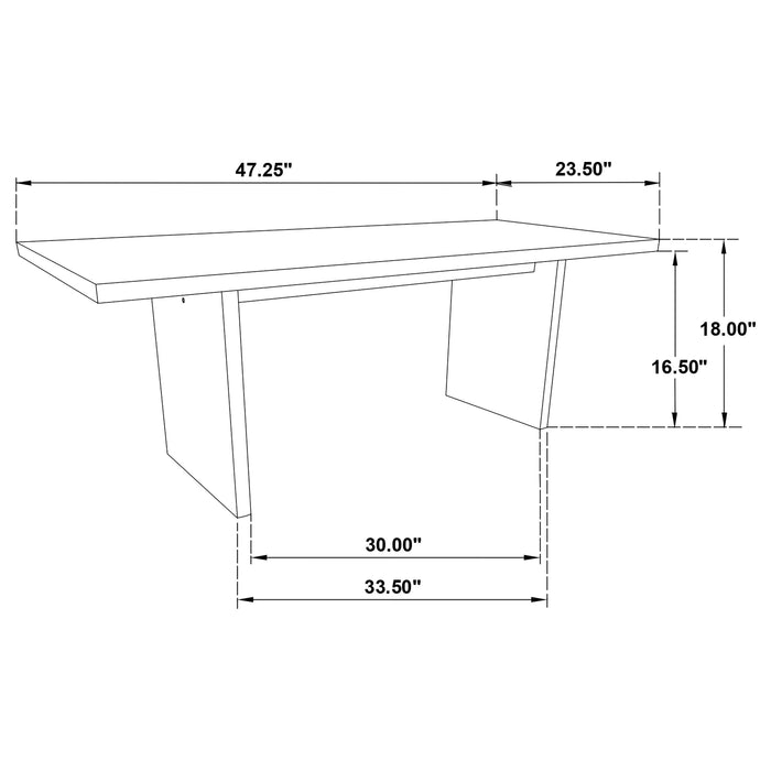 Decker 3-piece Coffee and End Table Set Black