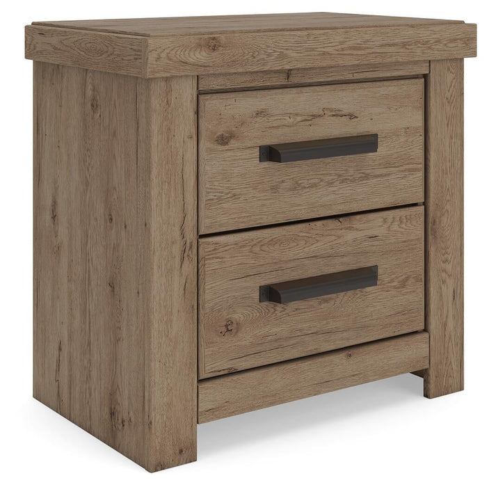 Garistyn King Panel Bed, Dresser, Mirror, Chest and Nightstand