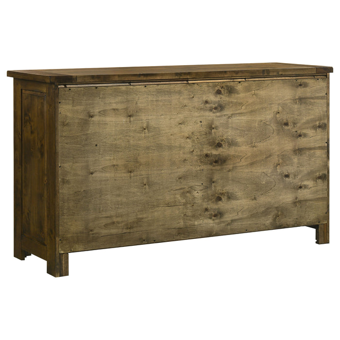 Doherty 4-piece Eastern King Bedroom Set Rustic Brown