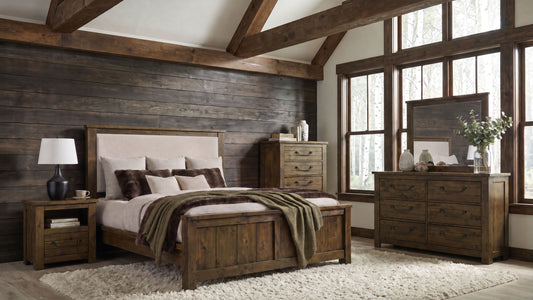 Doherty 5-piece California King Bedroom Set Rustic Brown
