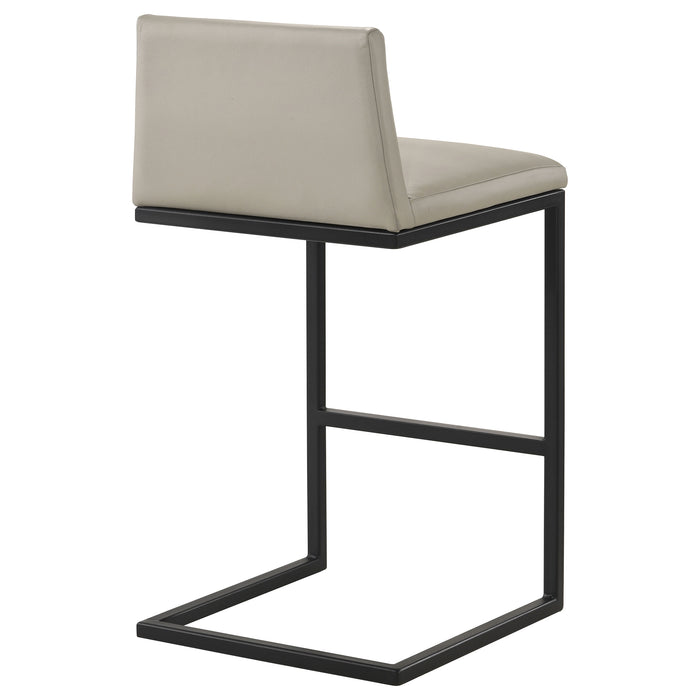 Vardon Genuine Leather Bar Stool Tan (Set of 2)
