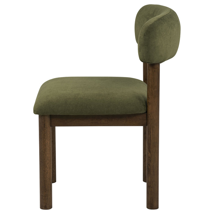 Faulkner Upholstered Dining Side Chair Moss Green (Set of 2)