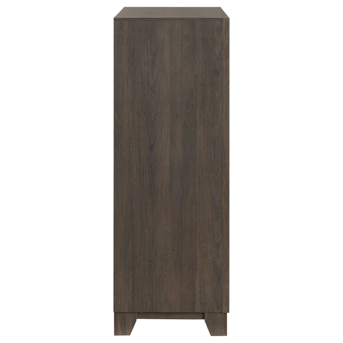 Farre 5-drawer Chest of Drawers Dark Brown