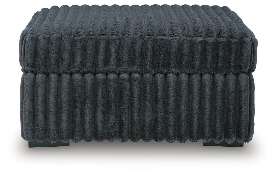 Midnight-Madness Oversized Accent Ottoman