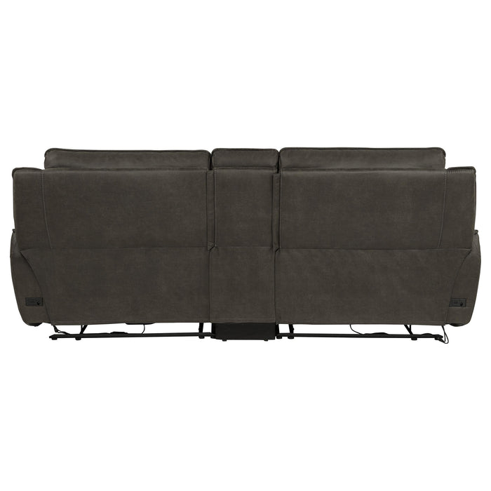 Marcell 3-Piece Power Reclining Loveseat with Charging Console Grey