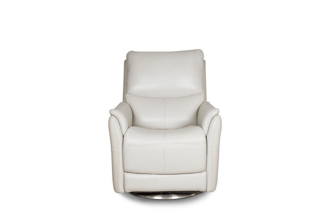 Salem - Swivel Recliner With Power Recline, Power Headrest, Power Lumbar, Layflat, 3" Footrest Extension