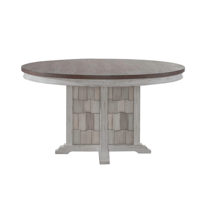 River Place - Pedestal Table - White