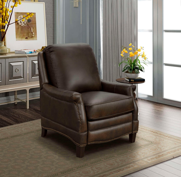 Ashebrooke - Push Thru The Arm Recliner - Walnut